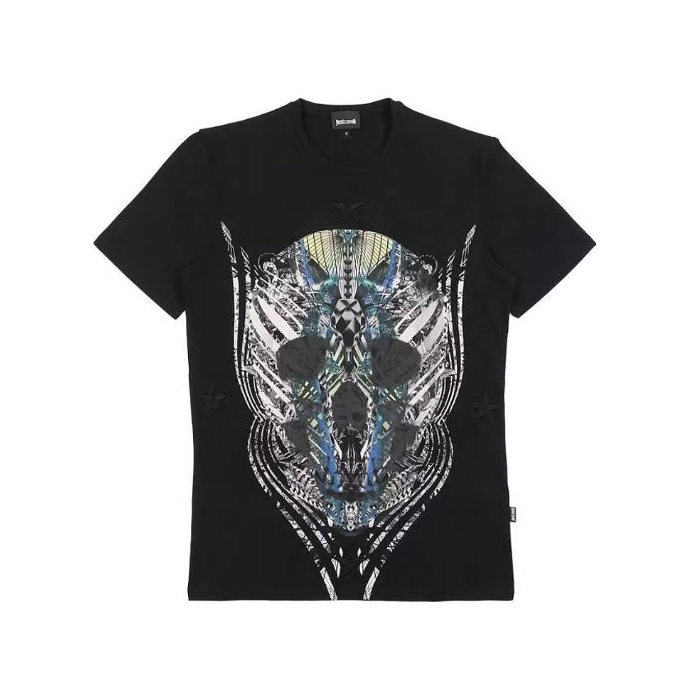 JUST CAVALLI MEN T-SHIRT ジャスト カヴァリ メンズ T シャツ S01GC0323 N20543 900