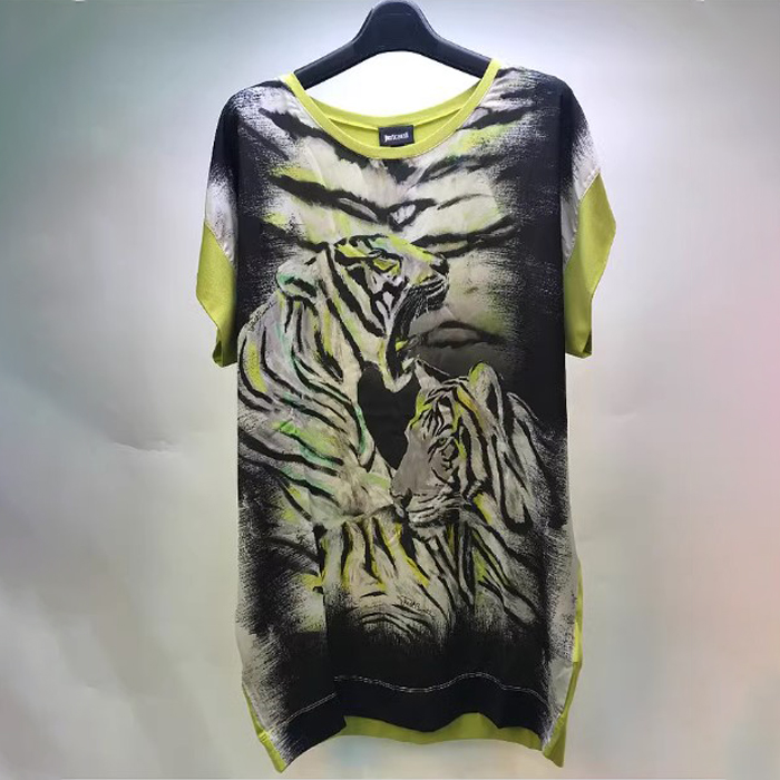 JUST CAVALLI LADIES T-SHIRT ジャスト カヴァリ レディース T シャツ S02GC0168 N20597 679