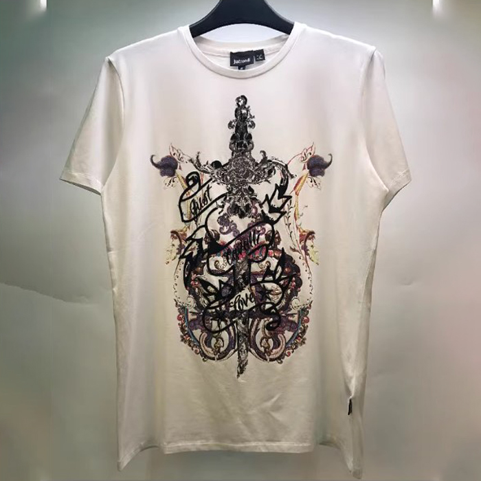 JUST CAVALLI MEN T-SHIRT ジャスト カヴァリ メンズ T シャツ S03GC0191 N20543 101