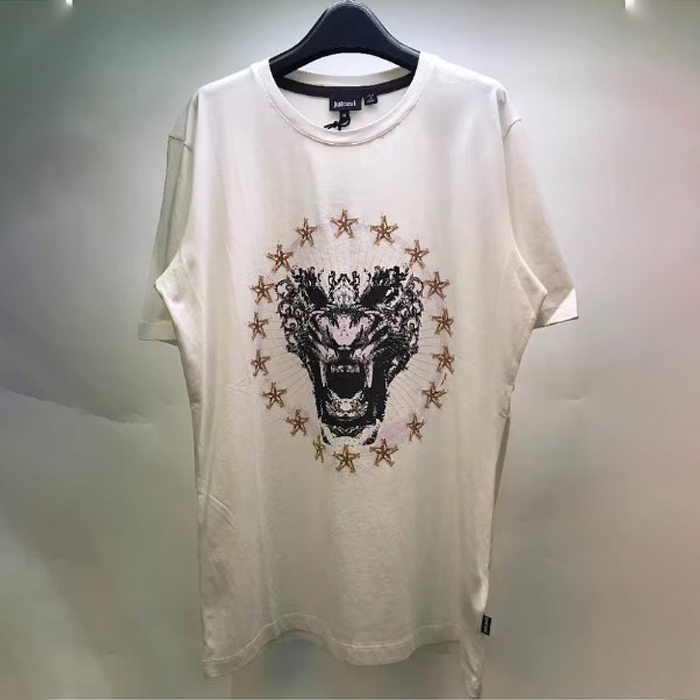 JUST CAVALLI MEN T-SHIRT ジャスト カヴァリ メンズ T シャツ S03GC0193 N20663 101