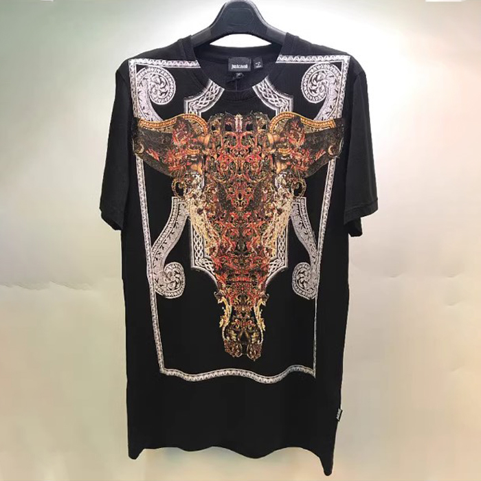 JUST CAVALLI MEN T-SHIRT ジャスト カヴァリ メンズ T シャツ S03GC0185 N20663 900