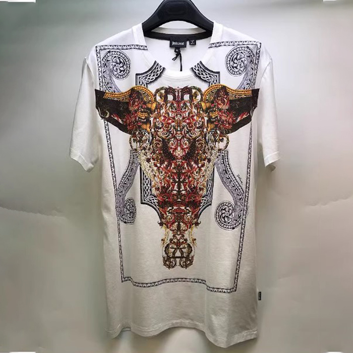 JUST CAVALLI MEN T-SHIRT ジャスト カヴァリ メンズ T シャツ S03GC0185 N20663 101