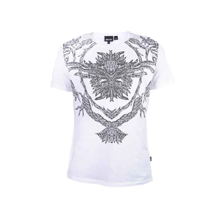 JUST CAVALLI MEN T-SHIRT ジャスト カヴァリ メンズ T シャツ S03GC0287 N20663 100