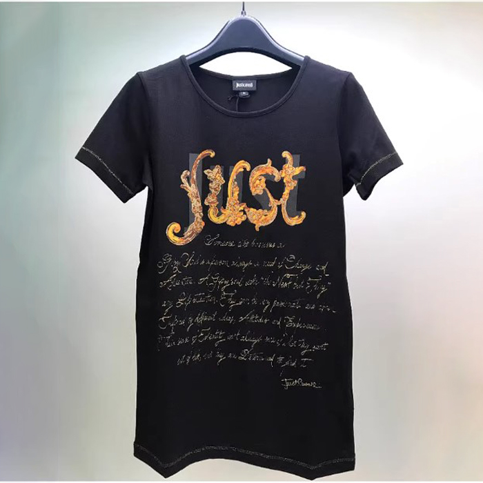 JUST CAVALLI LADIES T-SHIRT ジャスト カヴァリ レディース T シャツ S04GC0141 N20543 900