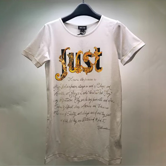 JUST CAVALLI LADIES T-SHIRT ジャスト カヴァリ レディース T シャツ S04GC0141 N20543 100