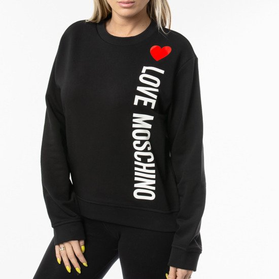 ラブ モスキーノLOVE MOSCHINO レディースロゴプリントスウェットシャツ W630632 4165 C74