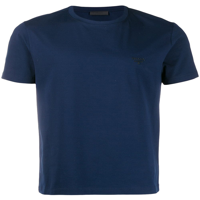 プラダ PRADA メンズTシャツS  UJM564 1UOR NAVY