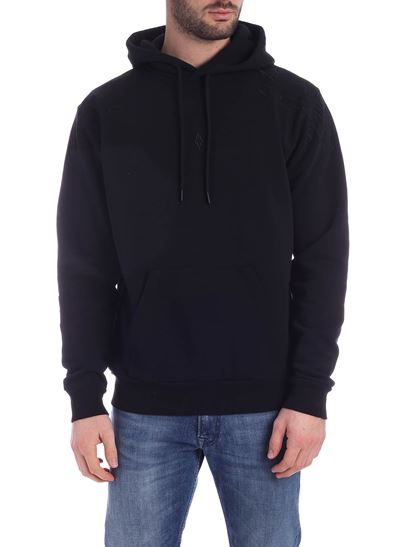 マルセロバーロン MARCELO BURLON メンズショルダーウィングコットンパーカー CMBB007R E004 1010