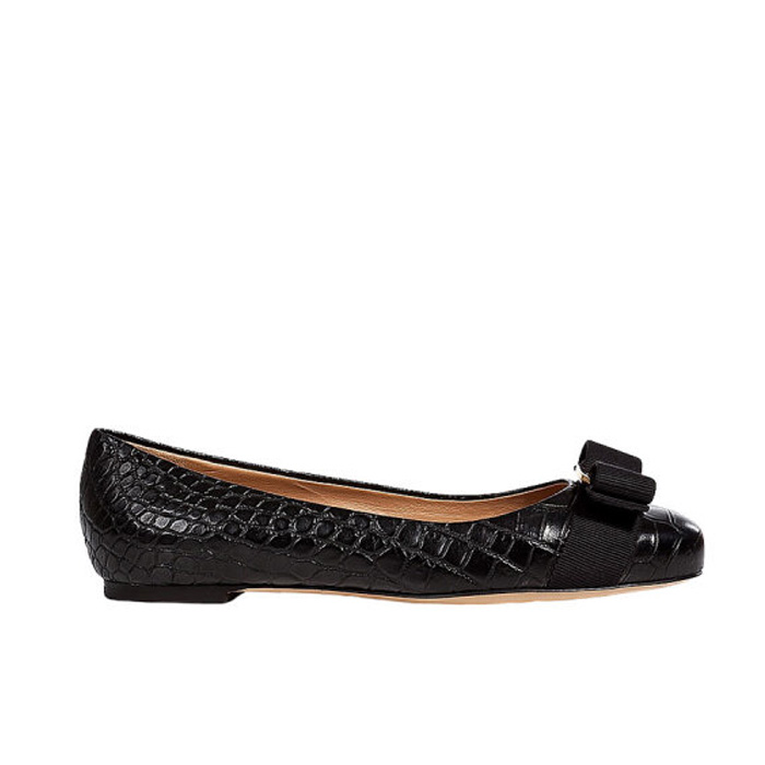 FERRAGAMO LADIES SHOES フェラガモ レディース シューズ 0597796 VARINA NERO