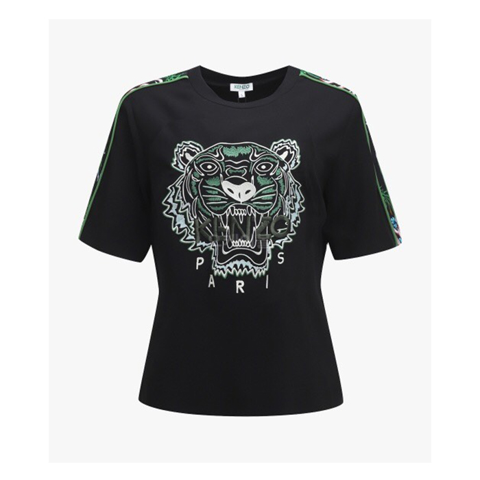 ケンゾー KENZO レディースタイガー刺?リラックスフィットTシャツ 2TO176 5AC 59