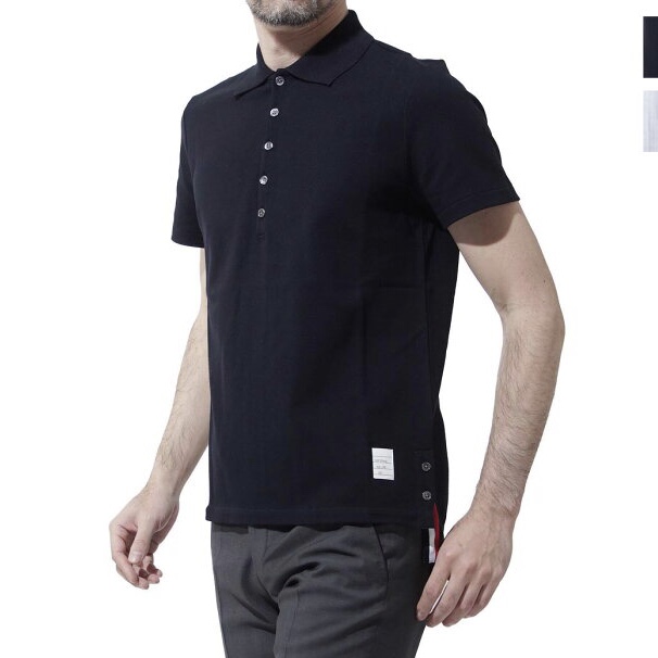 THOM BROWNE MEN POLO-SHIRT S トムブラウンメンズポロシャツS MJP042A 0050 415