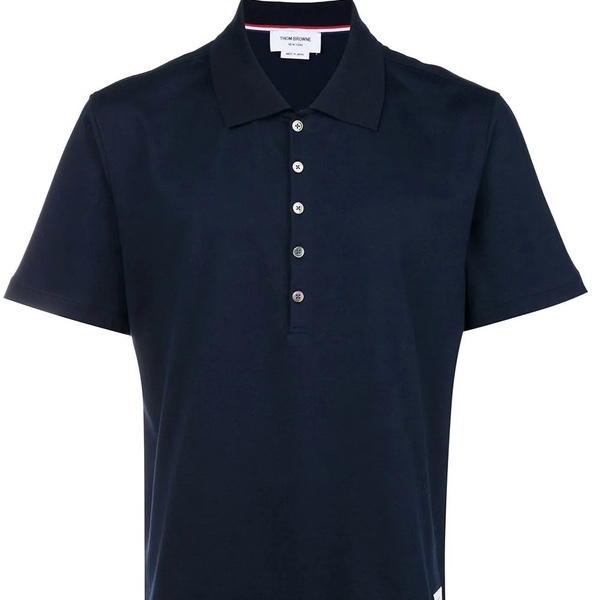 THOM BROWNE MEN POLO-SHIRT S トムブラウンメンズポロシャツS MJP052A 0042 055