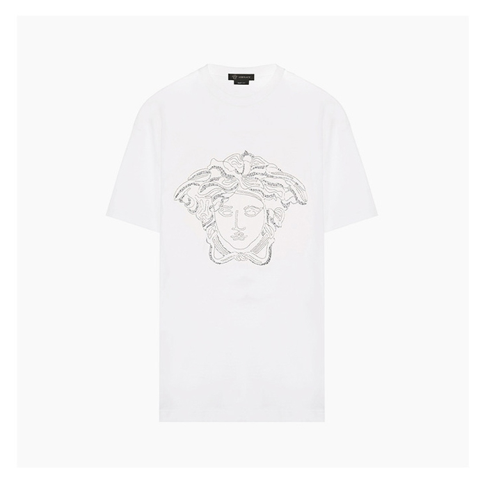 ヴェルサーチ VERSACE メデューサヘッドショートスリーブ Tシャツ A77977 A214683 A001