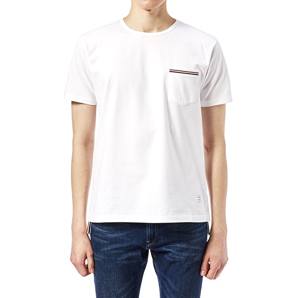 THOM BROWNE MEN T-SHIRT S トムブラウンメンズTシャツL  MJS010A 1454 100