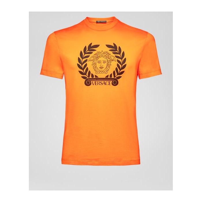 ヴェルサーチ VERSACE  メデューサプリントメンズ半袖Tシャツ A85156 A228806 A1200