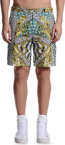 JUST CAVALLI MEN'S SHORT PANTS ショートパンツ S03MU0024 N36754 100S