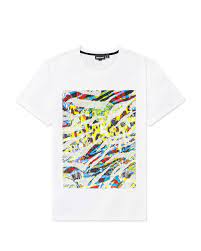 JUST CAVALLI MEN'S T-SHIRT メンズTシャツ S01GC0236 N20663 100