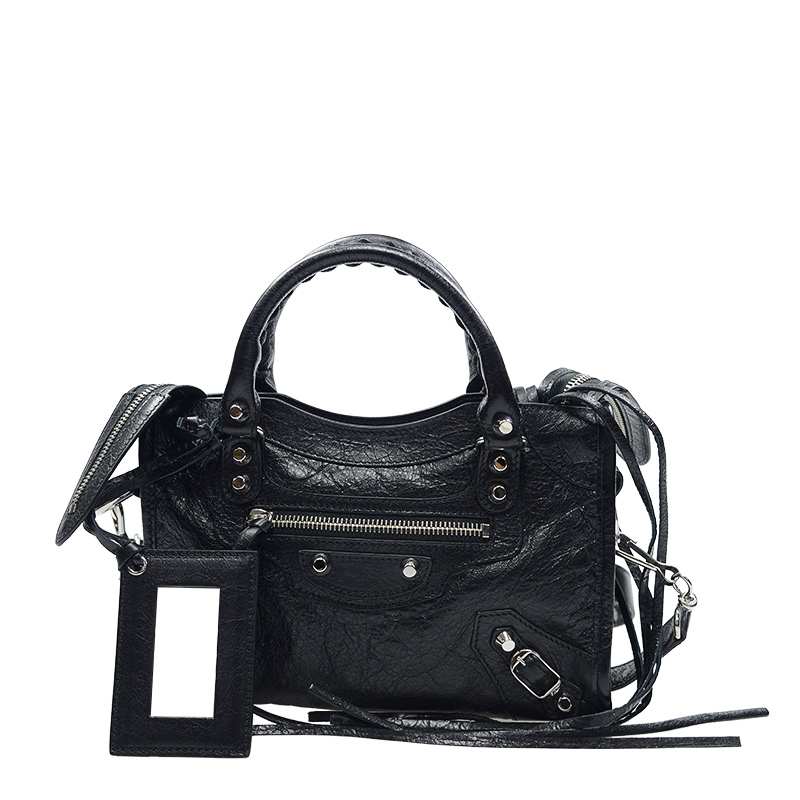 バレンシアガ BALENCIAGA レディース クラシック Mini City ハンドバッグ 2way 300295 D94JN 1000 BLACK