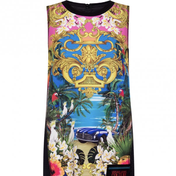 VERSACE JEANS COUTURE LADY ONE-PIECE S ヴェルサーチジーンズクチュールレディワンピースS D2HVA4360665424