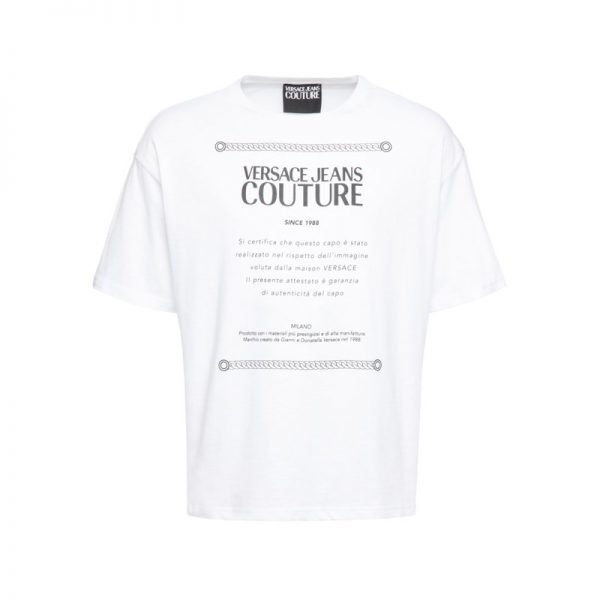 VERSACE JEANS COUTURE LADY T-SHIRT S ヴェルサーチジーンズクチュールレディTシャツS B2HUA7BT0212003