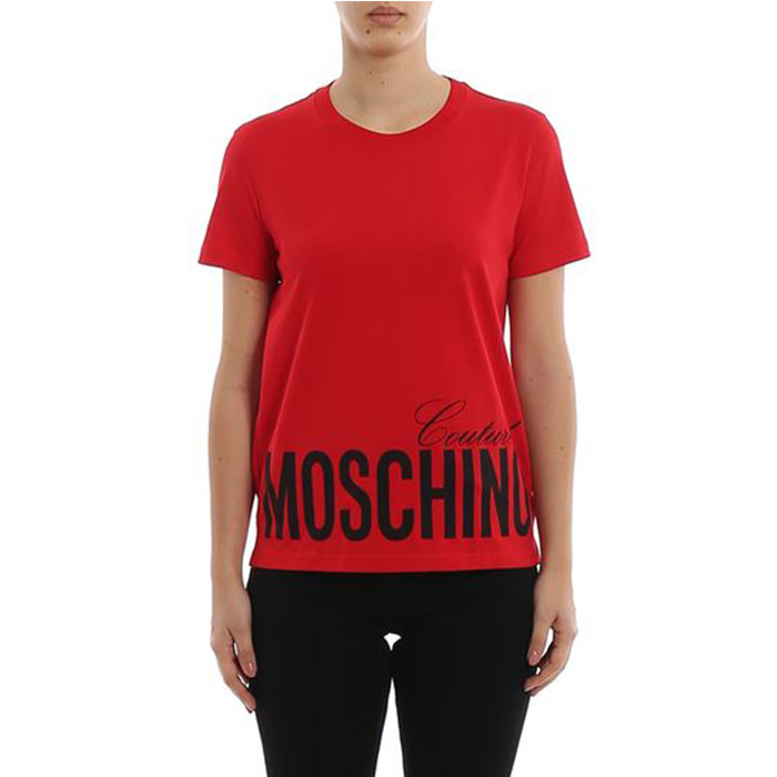 モスキーノMOSCHINO COUTURE LADY T-SHIRT S レディースクチュール Ｔ-シャツEA070305401112