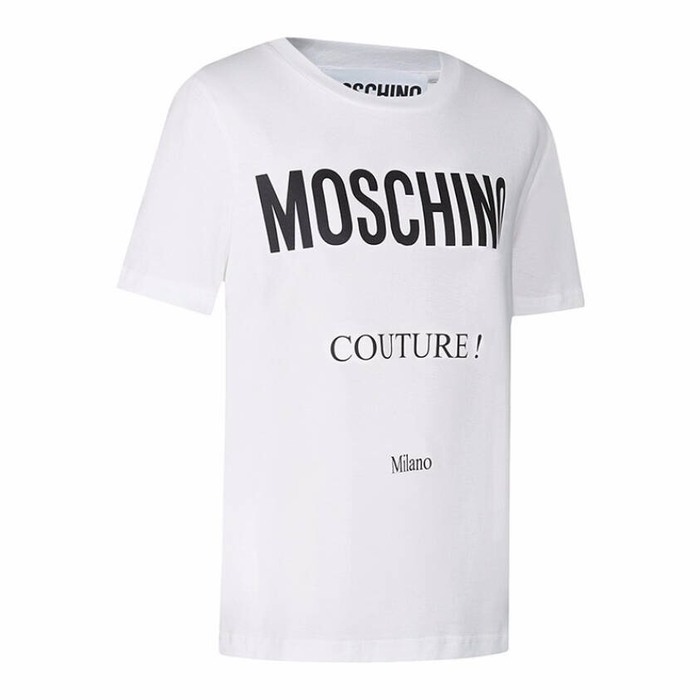 モスキーノMOSCHINO COUTURE LADY T-SHIRT S レディースクチュール Ｔ-シャツ EA070305401301