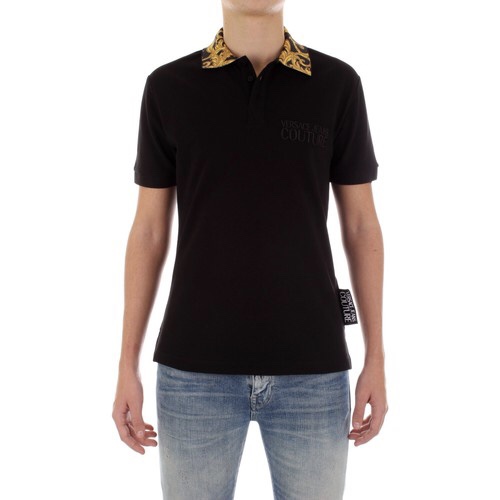 VERSACE JEANS COUTURE MEN POLO-SHIRT S ヴェルサーチジーンズクチュールメンズポロシャツS B3GVA7B5 36571 899