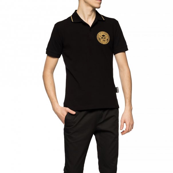 VERSACE JEANS COUTURE MEN POLO-SHIRT S ヴェルサーチジーンズクチュールメンズポロシャツS B3GVA7P46571899