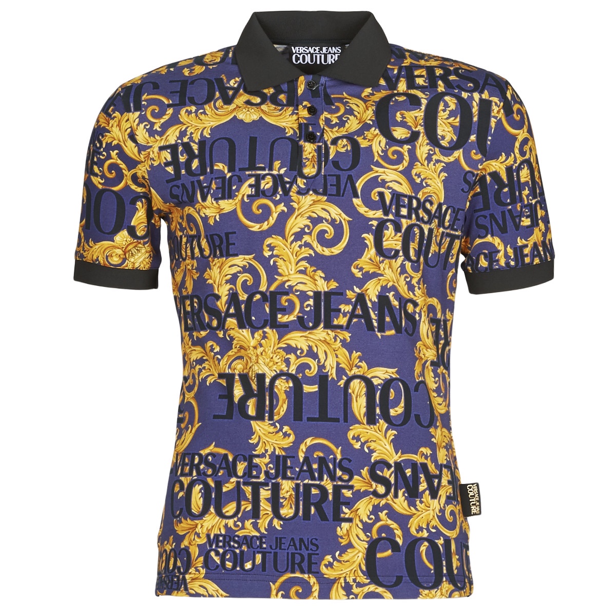 VERSACE JEANS COUTURE MEN POLO-SHIRT S ヴェルサーチジーンズクチュールメンズポロシャツS B3GVA7PA0630200