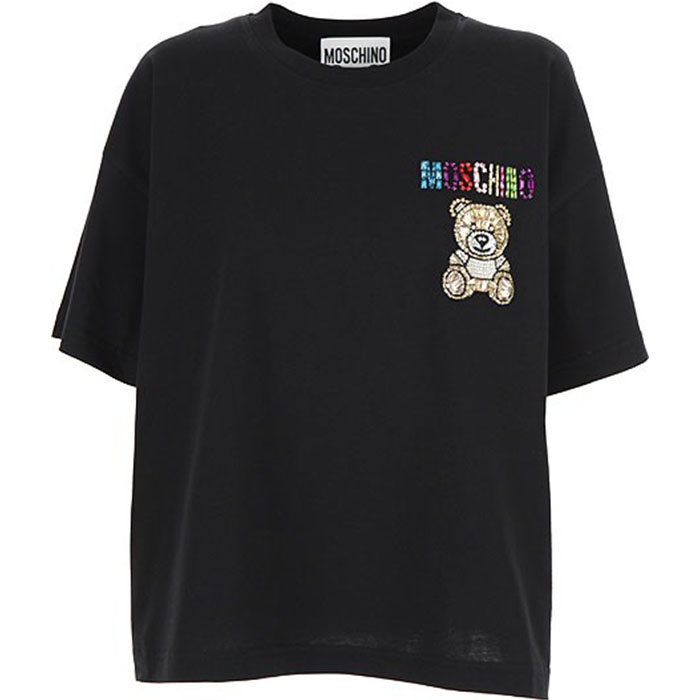 モスキーノ MOSCHINO COUTURE LADY T-SHIRT S クチュール レディーＴ-シャツ V0710 0540 1555