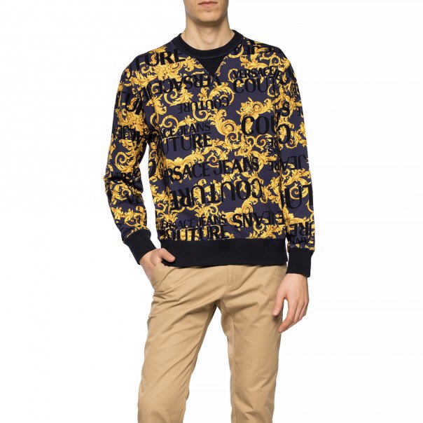 VERSACE JEANS COUTURE MEN SWEATSHIRT ヴェルサーチジーンズクチュールメンズスウェットシャツ B7GVA702M600200