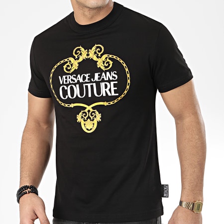 VERSACE JEANS COUTURE MEN T-SHIRT S ヴェルサーチジーンズクチュールメンズTシャツS B3GVA7EB0311L03