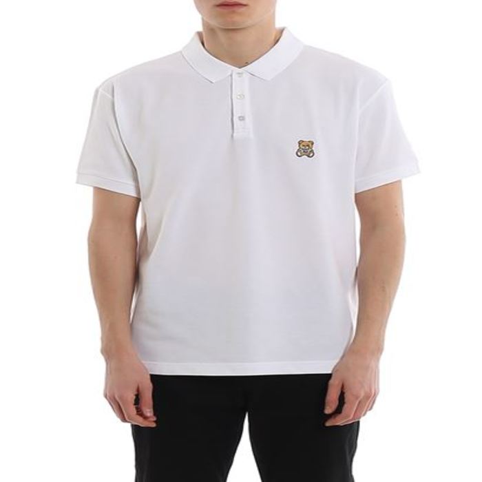 モスキーノ  MOSCHINO COUTURE MEN POLO-SHIRT S クチュール メンズ ポロシャツ ZPA120320421001