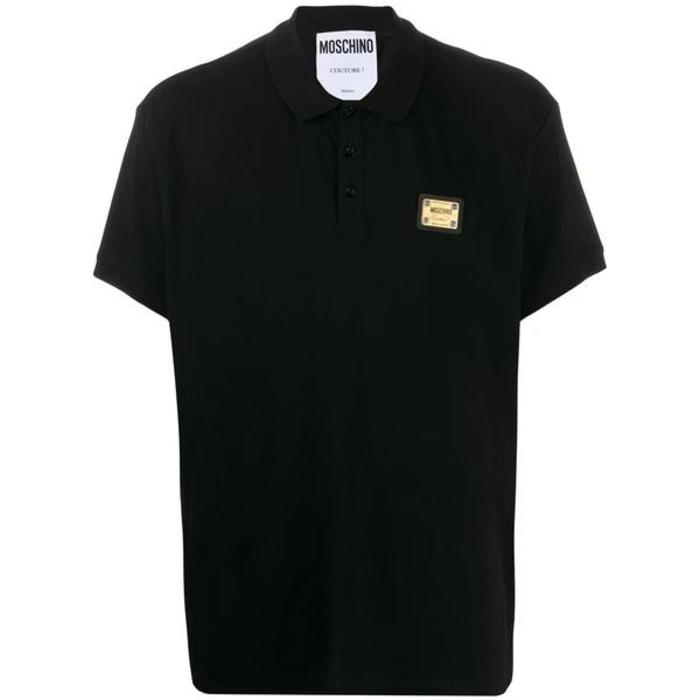 モスキーノ MOSCHINO COUTURE MEN POLO-SHIRT クチュール メンズ ポロ シャツZPA120320421555