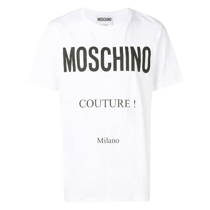 モスキーノ MOSCHINO COUTURE MEN T-SHIRT クュール メンズ T- シャツ ZA070552401002