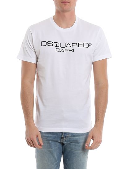 DSQUARED2 MEN T-SHIRT メンズTシャツ S74GD0645 S22844 100 WHITE