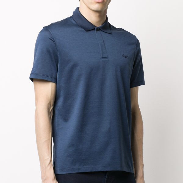 ゼニア ZEGNA MEN POLO-SHIRT S メンズポロシャツS UU505 746R 100