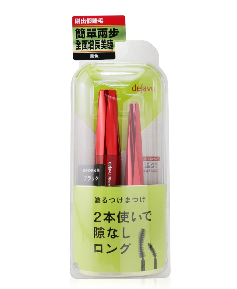 DEJAVU  Fiberwig Ultra Long E Mascara And Tiny Sniper Mascara SetロングEマスカラとタイニースナイパーマスカラ - Black B08CSZJDVC