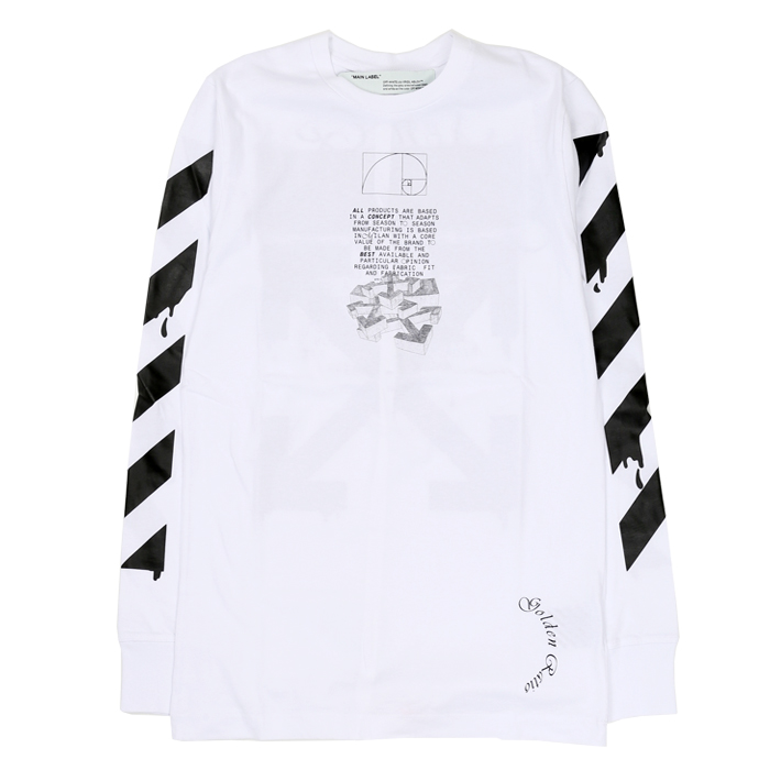 OFF WHITE MEN T-SHIRT オフホワイトメンズTシャツ OMAB001R201850050110