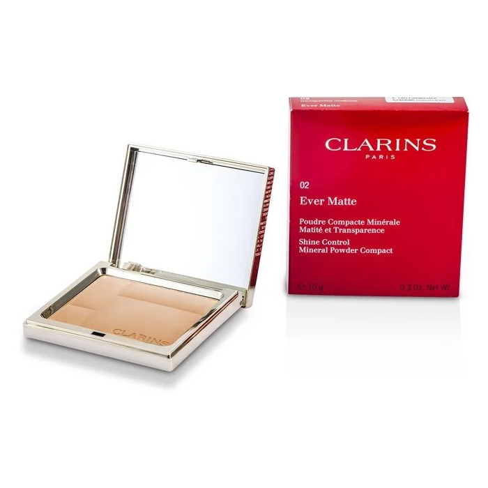 CLARINS クラランス プードゥル エヴァーマット # 02 TRANSPARENT MEDIUM 3380814064717