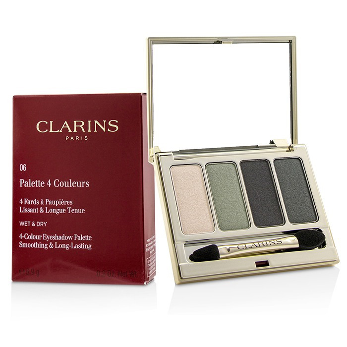 CLARINS  クラランス 4カラー アイシャドウ パレット (スムージング & ロング ラスティング) #06 FOREST 3380810156751