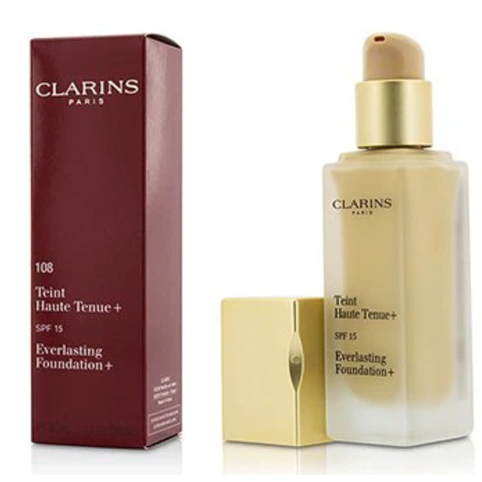 CLARINS  クラランス エバーラスティング ファンデーション+ SPF15 # 108 SAND 3380814071418