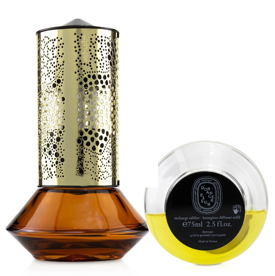 DIPTYQUE Fleur D'Oranger Hourglass Diffuserディフューザー フルール ド ランジェ75ML