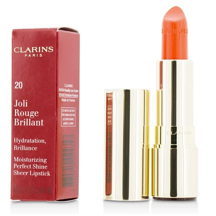 CLARINS  クラランス ジョリ ルージュ ブリラン # 20 CORAL TULIP 3380810024357