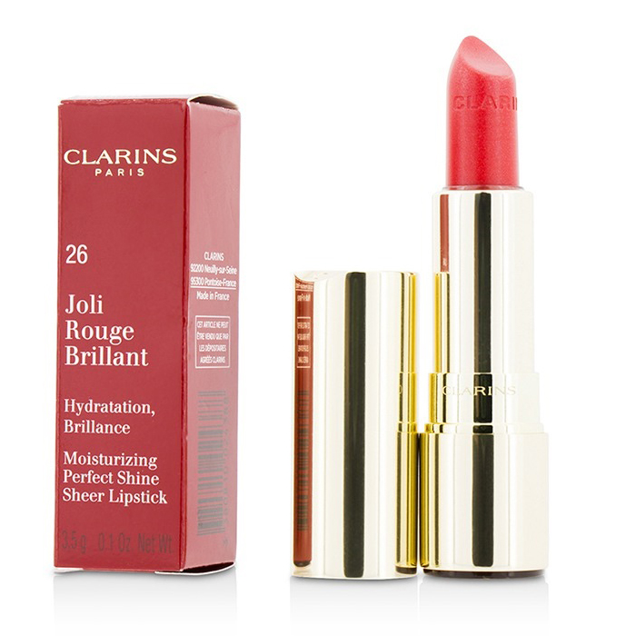 CLARINS  クラランス ジョリ ルージュ ブリラン # 26 HIBISCUS 3380810024388