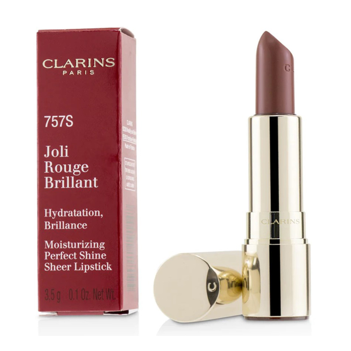 CLARINS  クラランス ジョリ ルージュ ブリラン# 757S NUDE BRICK 3380810191547