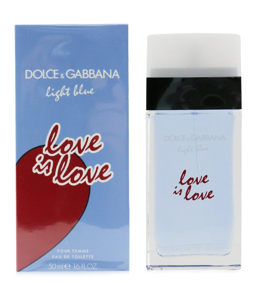 Dolce & Gabbana Light Blue Love is Love for Women Eau De Toilette Sprayライトブルーラブイズラブ オードトワレ50ML