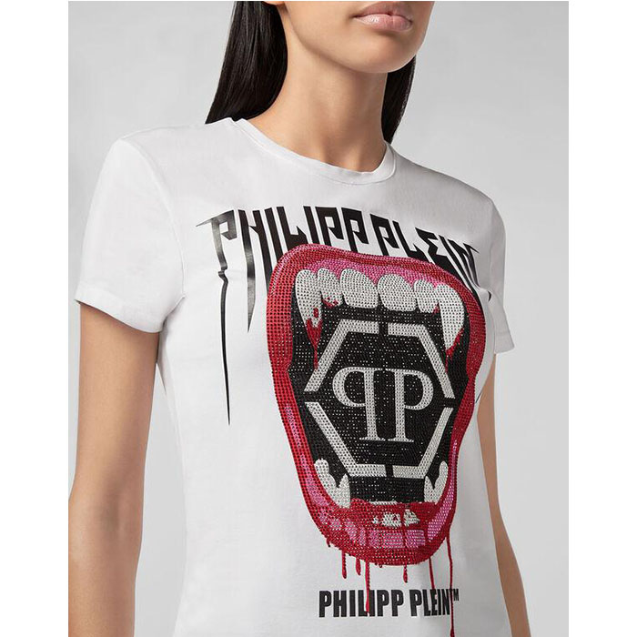 PHILIPP PLEIN LADY T-SHIRT フィリップ.プレイン レディ シャツ WTK1959003N01