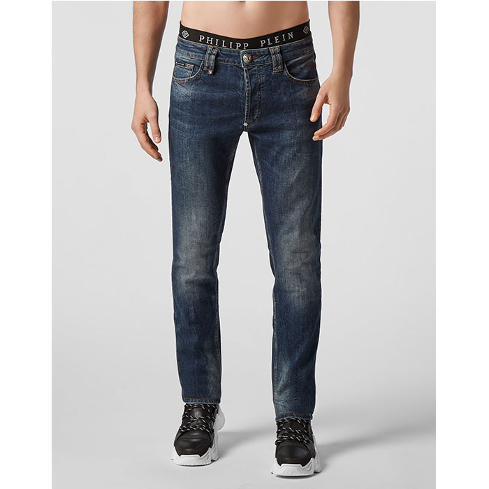 PHILIPP PLEIN MEN DENIM JEANS フィリップ.プレイン デニムジーンズ MDT2145004N08GG