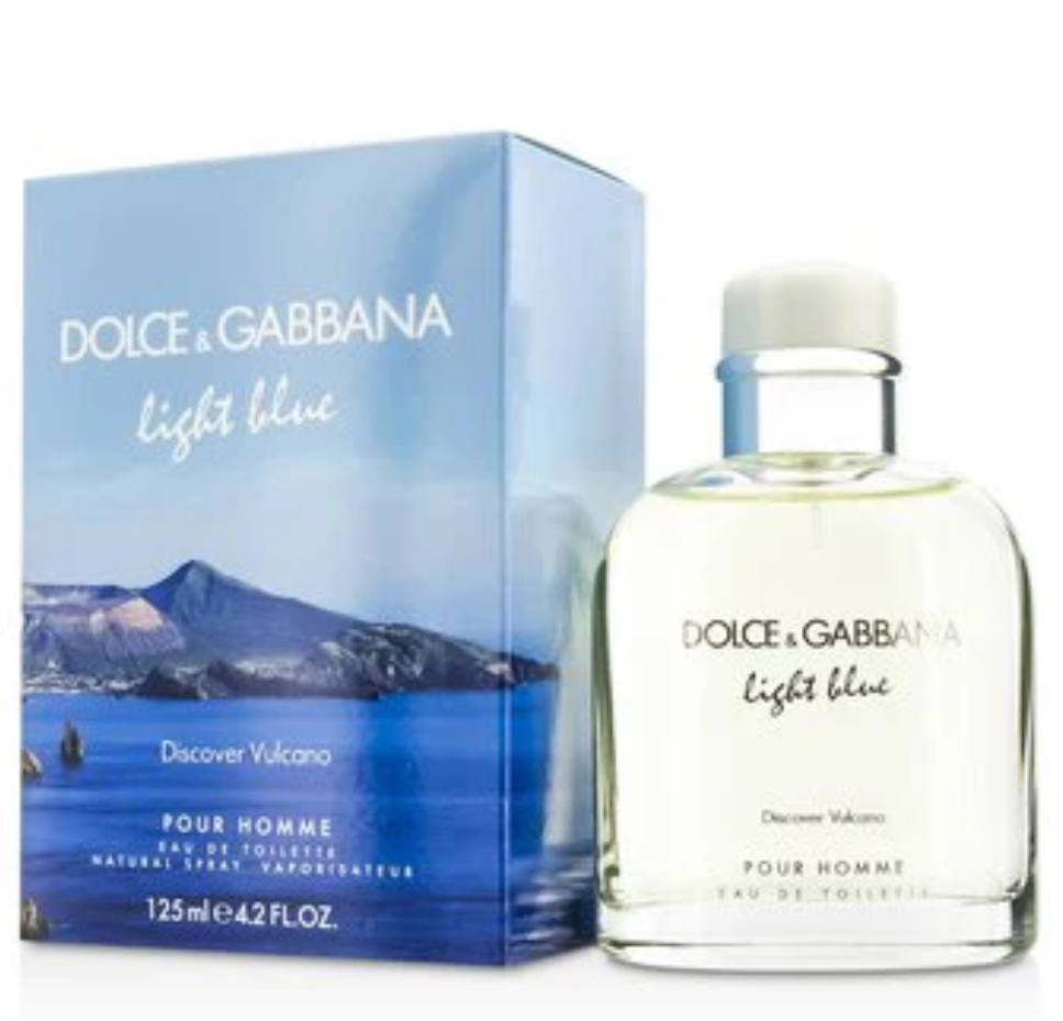 Dolce & Gabbana Light Blue Discover Vulcano Eau de Toilette Spray for Men, ライトブルー ディスカバー ヴルカーノ EDT SP125ml